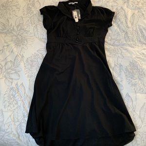 Black Chiffon Dress NWT
